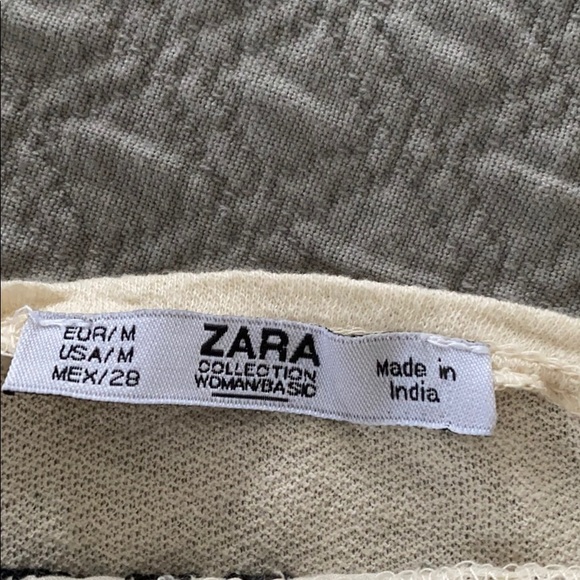 ZARA EUC beige blouse - Picture 9 of 11